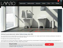 Tablet Screenshot of lavabo.dk
